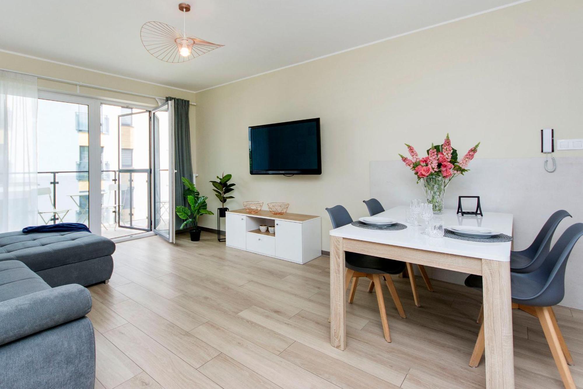 Sloneczne Tarasy II - Apartments 格但斯克 外观 照片